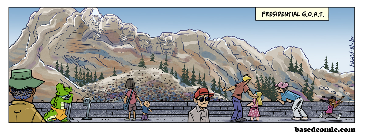 Mount Rushmore Panel 1: Presidential G.O.A.T.